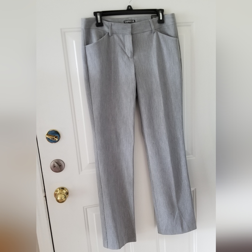 Gray Express Editor Work Pants
